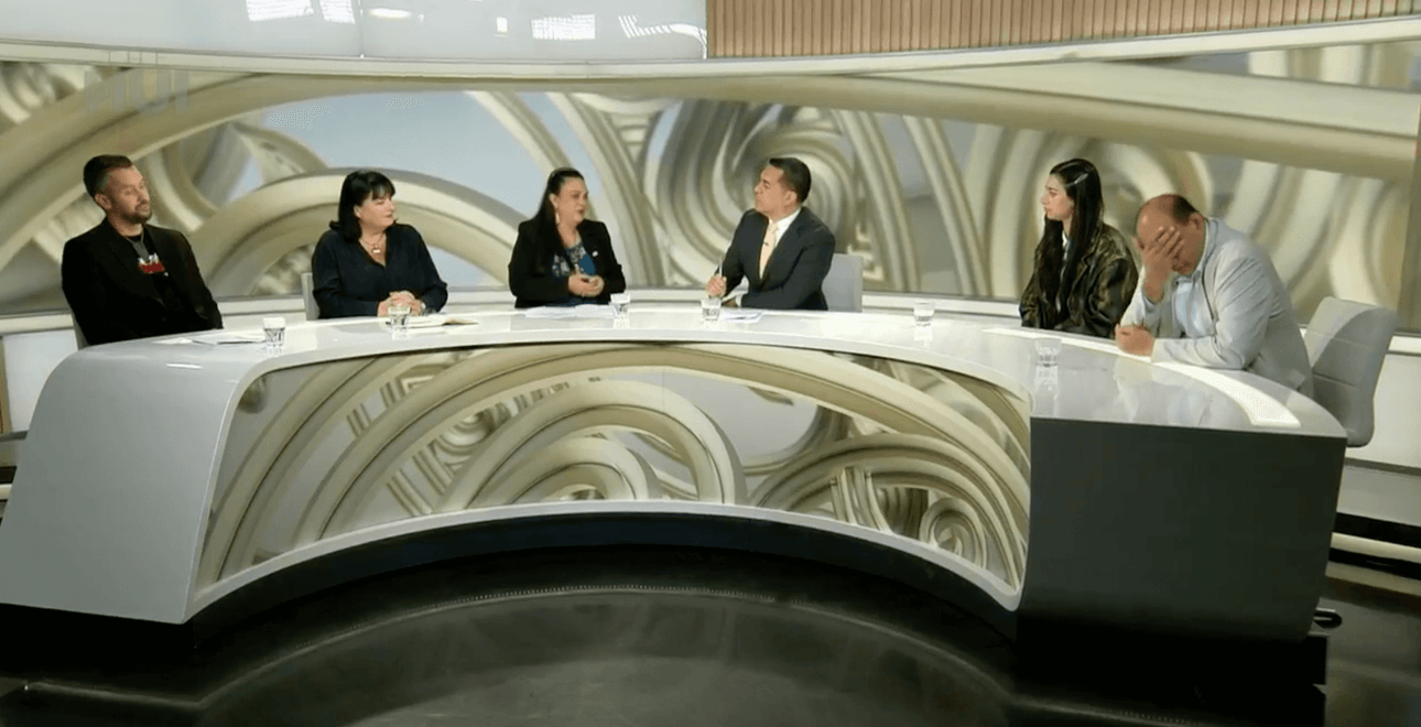 WIllie Jackson facepalms himself during the Māori MPs debate as Karen Chhour speaks.